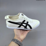 Onitsuka Tiger Mexico 66 Slip-On Sneakers White Black D342Q