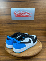 Jordan 1 Retro Low OG Black Dark Powder Blue