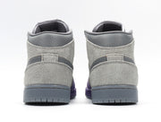 Nike Air Jordan 1 Mid SE Grey Purple Sneakers CW5897-005