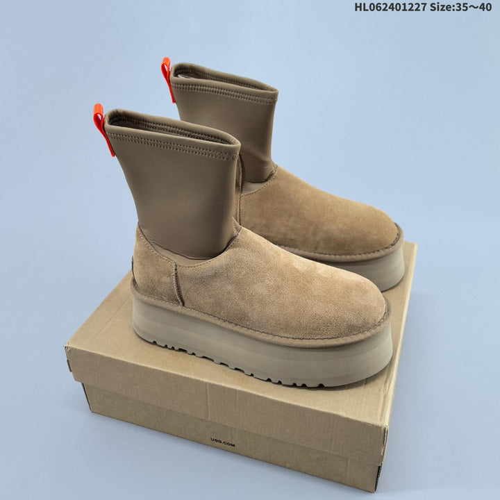 UGG Women’s Treadlite Suede Platform Winter Boots
