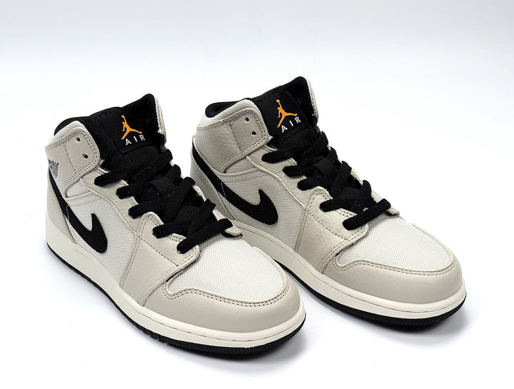 Jordan 1 Retro High OG Sneakers in Light Smoke Grey and Black